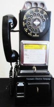 Automatic Electric Pay Telephone 3 Coin Slot Rotary Dial Operational #6 - £776.57 GBP