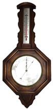 Peter F Bollenbach 30&quot; Wood Banjo Weather Station Barometer Thermometer ... - £57.97 GBP