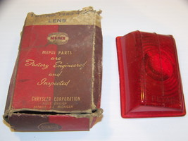 1949 PLYMOUTH DODGE LH TAILLIGHT LENS # 1253472 NOS PLYAD 3 PASSENGER P1... - £77.85 GBP
