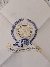 Vintage 1940s 50s Howard Payne College Paper Napkin Brownwood Tx FREE SHIPPING - £9.54 GBP