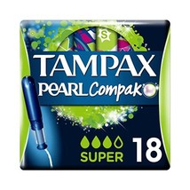 Tampax Pearl Compact Super Applicator, Tampon for Comfort Protection and Discret - £11.06 GBP