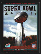 Super Bowl XLII NFL Football Program 2/3/2008-University of Phoenix Stadium N... - £35.52 GBP