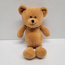 Steven Smith Smiling Brown Bear Sewn Black Eyes 7.5&quot; Plush - $16.75