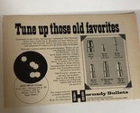 1970s Hornady Bullets Vintage Print Ad Advertisement pa16 - $8.90