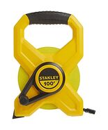 STANLEY 100 Ft Tape Measure, Open Reel, Fiberglass, 100-Foot (34-790) - $584.33 MXN