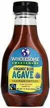 NEW Wholesome Sweeteners Organic Blue Agave Low Glycemic Sweetener 11.75 oz - £11.95 GBP