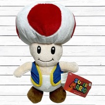 Red Toad All Star Plush Super Mario Bros Mario Kart Little Buddy - £13.33 GBP