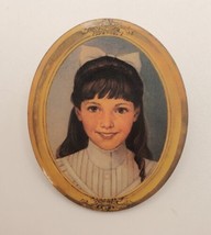SAMANTHA Portrait Picture Pin American Girl Collectible Lapel Vest Pin Pinchback - $16.63