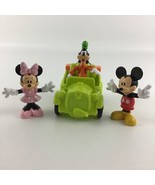Disney Mickey Mouse Clubhouse &amp; Friends Figures Mickey Goofy Minnie Toy Lot - £17.09 GBP