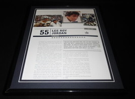 Lee Roy Jordan Framed 11x14 Photo Display Dallas Cowboys - £27.69 GBP
