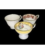 Vintage Porcelain Teacup Trio Syracuse China E&amp;R Bavaria Gold Trim Foote... - $819.47 MXN