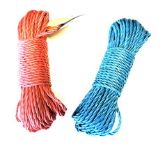 2 Pack All Purpose Rope 75 ft  1/4&quot;  Boats Home Camping Craft Clothesline String - £6.35 GBP