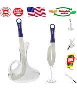 Lightweight Long Bottle Brush for Effortless Cleaning of Delicate Glassware - $315.07 MXN