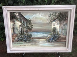 Francisco Paco Garcia Original Huge Impressionist Seascape Vintage Impasto Oil - £10,318.90 GBP