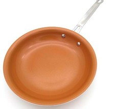 Non-stick Copper Frying Pan with Ceramic Coating and Induction cooking,Oven &amp; Di - £62.63 GBP