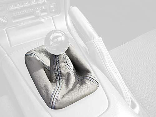 Shift Boot for Toyota MR2 1990-1999 Black Italian Leather Black Top Stit... - $33.62