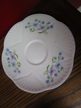 Shelley coffee cup and saucer England, Blue Rock Pattern original [97b] - $44.55