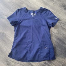 Greys Anatomy Active By Barco Scrub Top Short Sleeve V Neck Blue Women&#39;s... - £11.66 GBP
