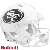 San Francisco 49ers Helmet Riddell Authentic Full Size Speed Style Salute To Ser - $7,106.10 MXN