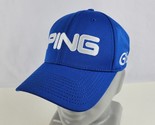 Ping G15 Blue Golf Hat Cap Flex Stretch Adult Size Excellent condition - £15.81 GBP