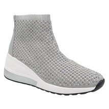 Aqua College Women Wedge Heel Sock Sneakers Kandice Size US 7M Grey Ston... - £31.28 GBP