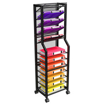 Trending 12 Tier Rolling File Cart, - £119.31 GBP