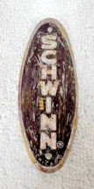 Vintage Schwinn Bike Name Plate Plaque Long Oval a lot of Wear 3 3/16 x ... - $12.38