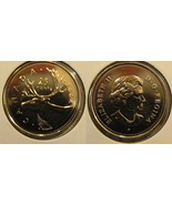 2004 P Canada 25 Cent Caribou Quarter PL - $4.04 CAD