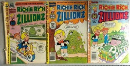 Richie Rich Zillionz Lot Of (3) Issues (1979/1980) Harvey Comics - £7.72 GBP