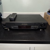Sony SLV-N70 4-Head VCR Plus Recorder Hi-Fi VHS Player With Remote And M... - $79.19
