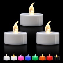 KOABY 12/24/50/100/200/400 Pack Battery Operated Tea Lights Candles, Las... - £8.56 GBP