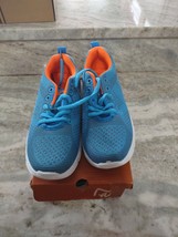 Ultracomfort Turquoise And Orange Size 3 Girls Tennis Shoes-Brand New-SH... - $44.43