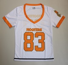 NEW! AUTHENTIC (S) HOOTERS GIRLS 83 FOOTBALL JERSEY SMALL UNIFORM TOP - £39.95 GBP