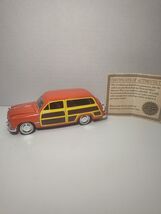 National Motor Museum Mint 1949 Ford Woody Wagon 1:24 Diecast Car w/ COA... - $39.59