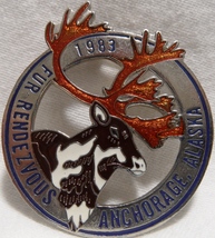 1983 Anchorage Fur Rondy Rendezvous Collector Pin/Caribou-Mint Condition - £31.47 GBP