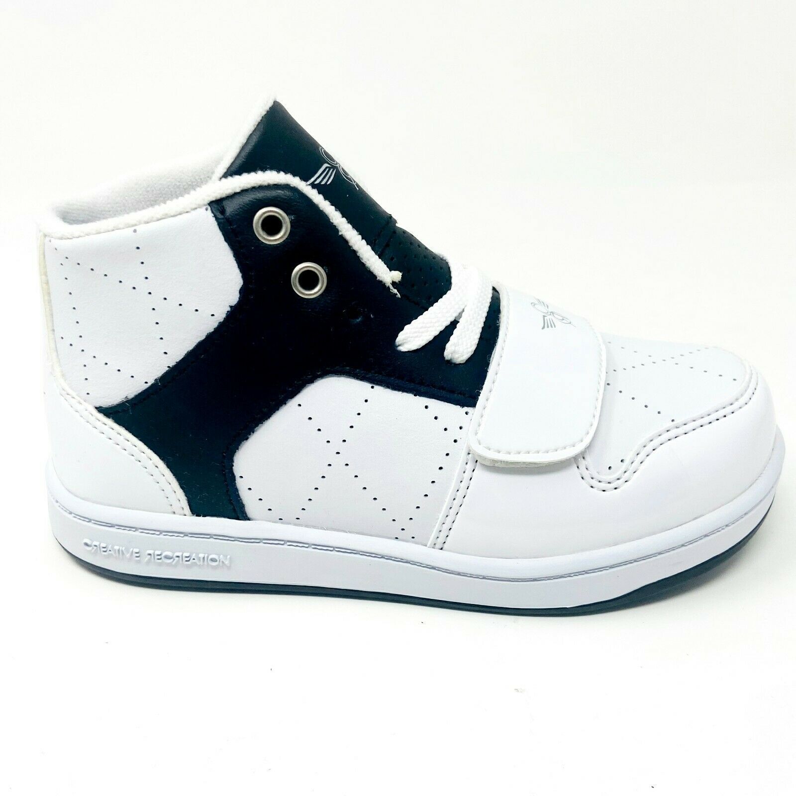 Creative Recreation Cesario White Black Toddler Baby Sneakers