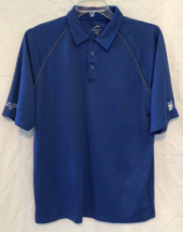 Chevron 2011 Lost Hills Gas Station Blue Employee Oil Collar Polo Shirt ... - £18.90 GBP