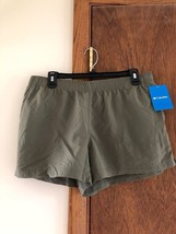 Nwt Columbia Women&#39;s Sandy River Shorts Color Olive Green Size Large 3&quot; Inseam - £11.72 GBP