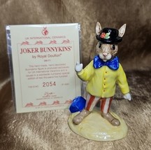 Royal Doulton Joker Bunnykins Figurine DB171 Vintage 1997 UKIC 2054/2500... - $108.89