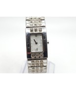 Daisy Fuentes Silver Tone Rhinestone Watch Womens New Battery 17mm - $15.00