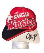 Jeff Gordon Winston Cup Champion SnapBack Hat Nascar VTG 90s Red Streetwear - £22.26 GBP