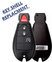 Fobik Remote Key SHELL For JEEP CHEROKEE 2014-2020 4 Button GQ4-53T - $9.49