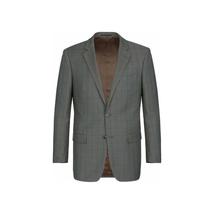 Mens Suit RENOIR English Window Pane Classic Fit Business 292-2 Gray Blue image 4