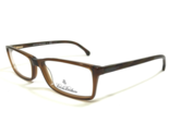 Brooks Brothers Eyeglasses Frames BB2009 6034 Clear Brown Rectangular 54... - $93.52