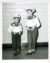 1950&#39;s Dance Recital Two Young Cowboy Dancers 8 x 10  Photo  - £19.43 GBP