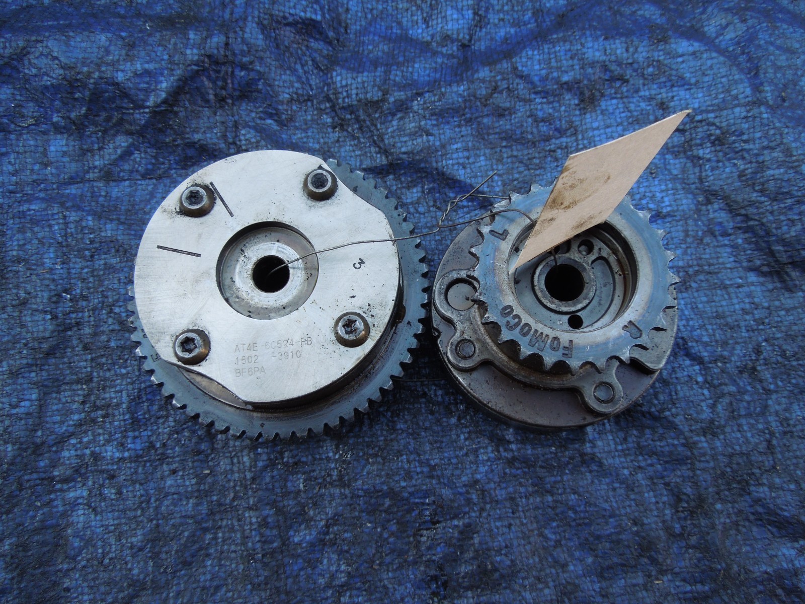 2010 Ford Flex 3.5 camshaft cam gear set assembly VTC OEM engine motor AT4E-6C24 Item image 5
