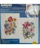 Janlynn Embroidery Peach Pansies  &amp; Clematis Flowers Cross Stitch Kit 94... - £15.61 GBP
