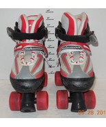 Schwinn Challenge Series Roller Skates Youth size 1-4 Red Black - $48.43 CAD