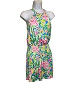 Lilly Pulitzer Shirelle Skirted Romper Dress Multi Grove Garden Size XS NEW - $3,608.24 MXN