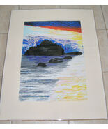VINT. SIGNED SILKSCREEN,“COAST CHANNEL No.1”20th CENTURY-SIGNED,NUMBERED... - $454.01 MXN